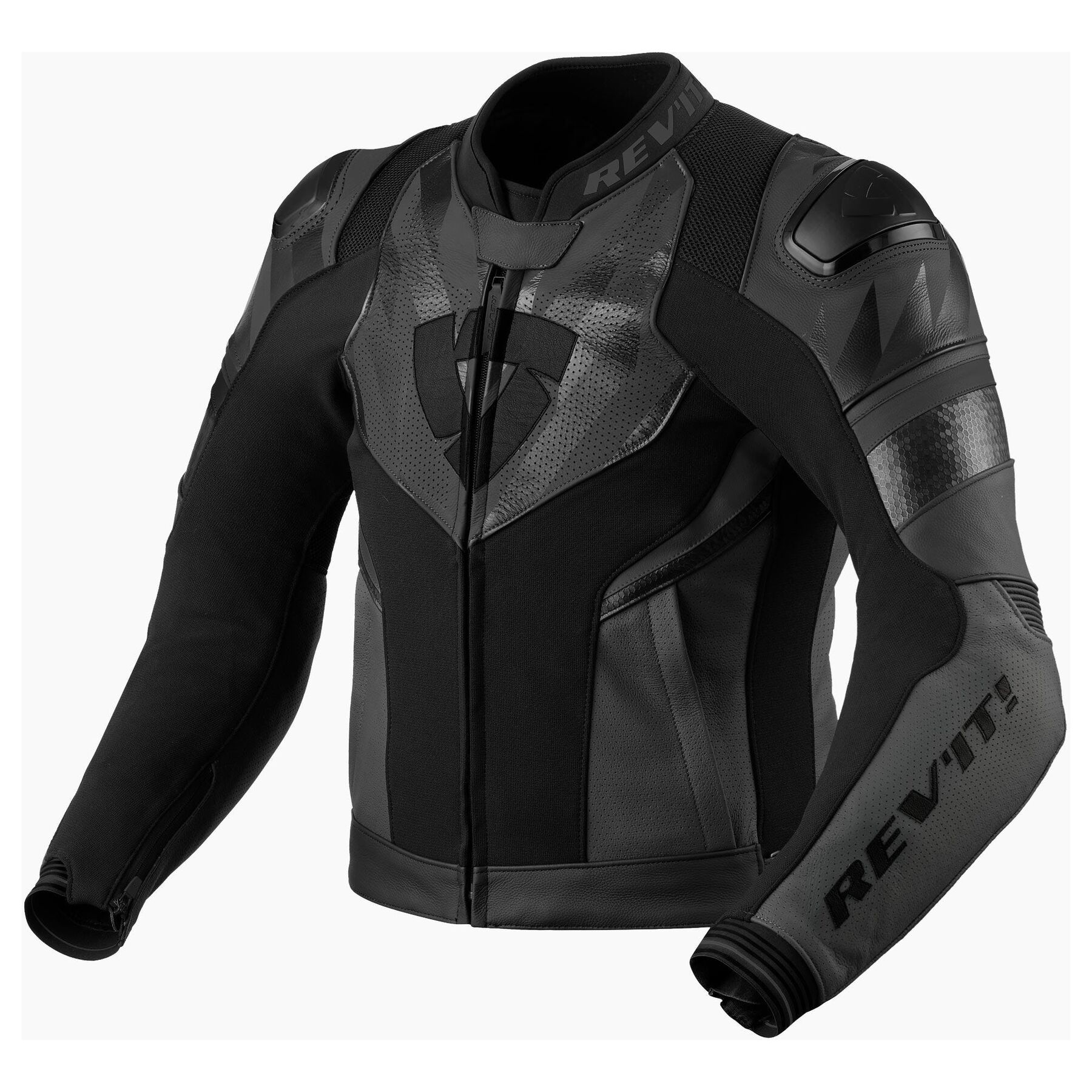 Revit Argon Motorcycle Jacket Motorbike Jacket Cowhide Leather Racing Jacket