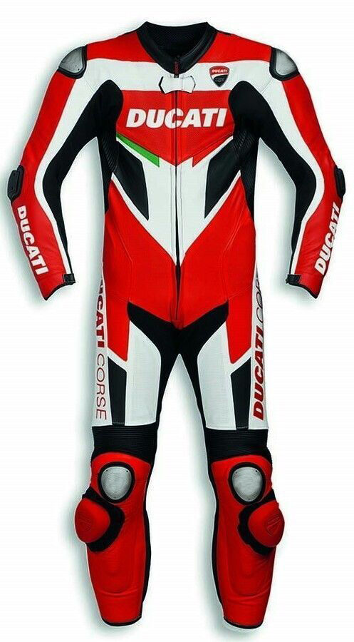 Ducati Corse Motorbike Leather Racing Motorcycle Suit 2021 For Men & Women